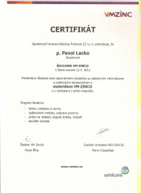 Certifikát 4